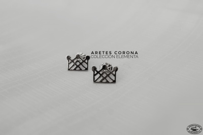Aretes Corona, Elementa Plata, Centro Platero de Zacatecas A.C.