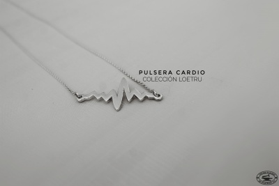 Pulsera Cardio con Cadena, Loetru, Centro Platero de Zacatecas A.C.