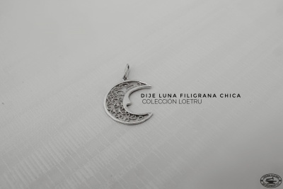 Dije Luna Filigrana / chica, Loetru, Centro Platero de Zacatecas A.C.